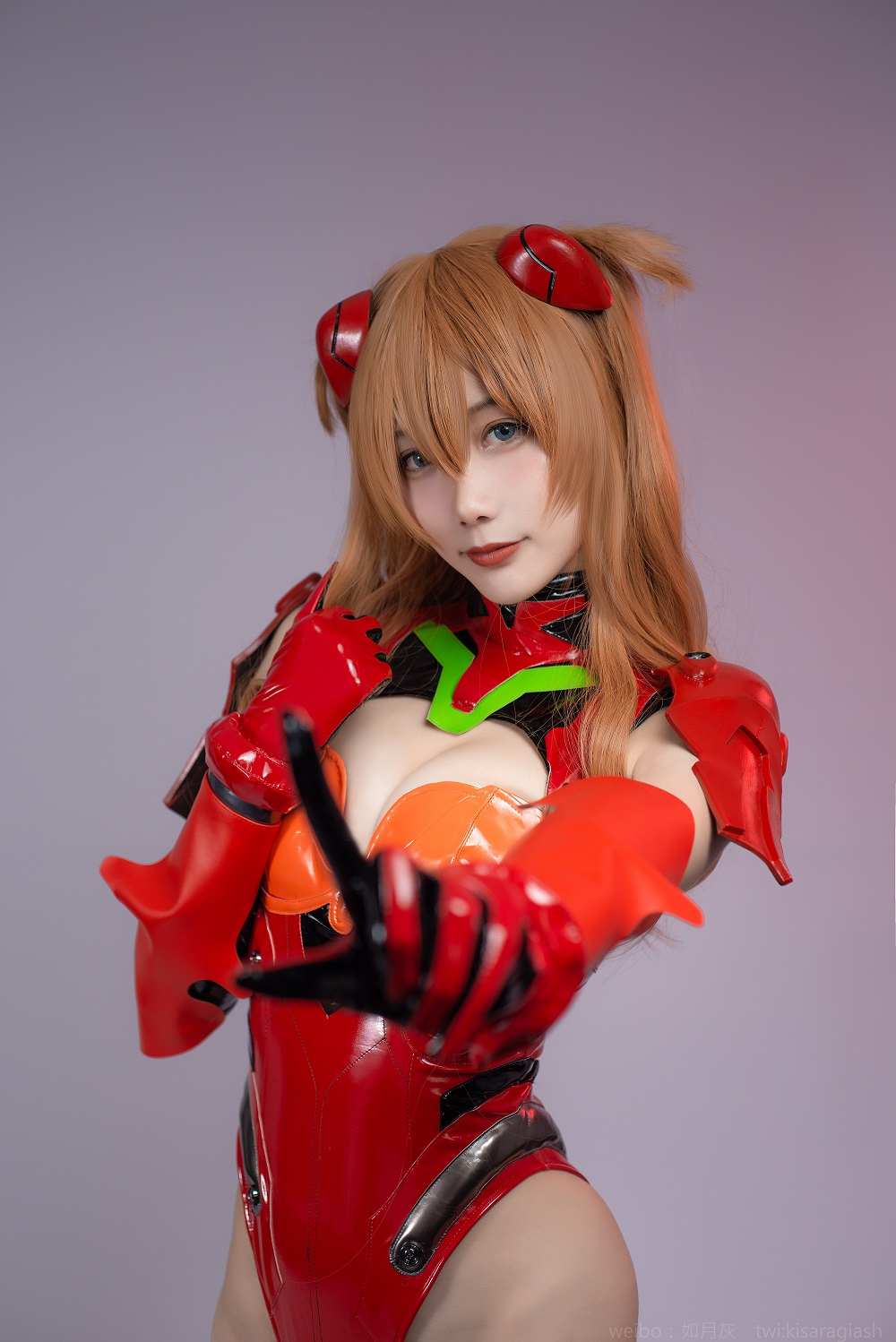 如月灰-新世纪福音战士EVA-明日香[15P] COS网红博主 预览1图