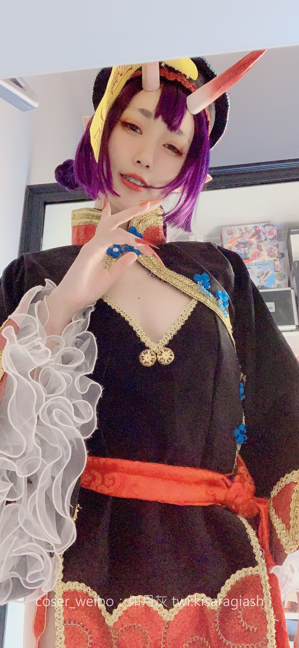 如月灰-FGO-酒吞童子僵尸[159P+6V] COS网红博主 预览2图