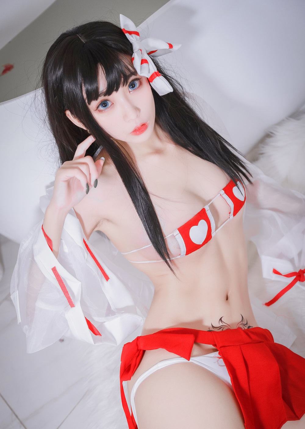 清颜颜子-爱心女巫[18P] COS网红博主 预览1图