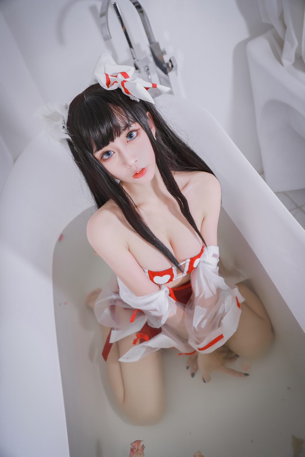 清颜颜子-爱心女巫[18P] COS网红博主 预览2图