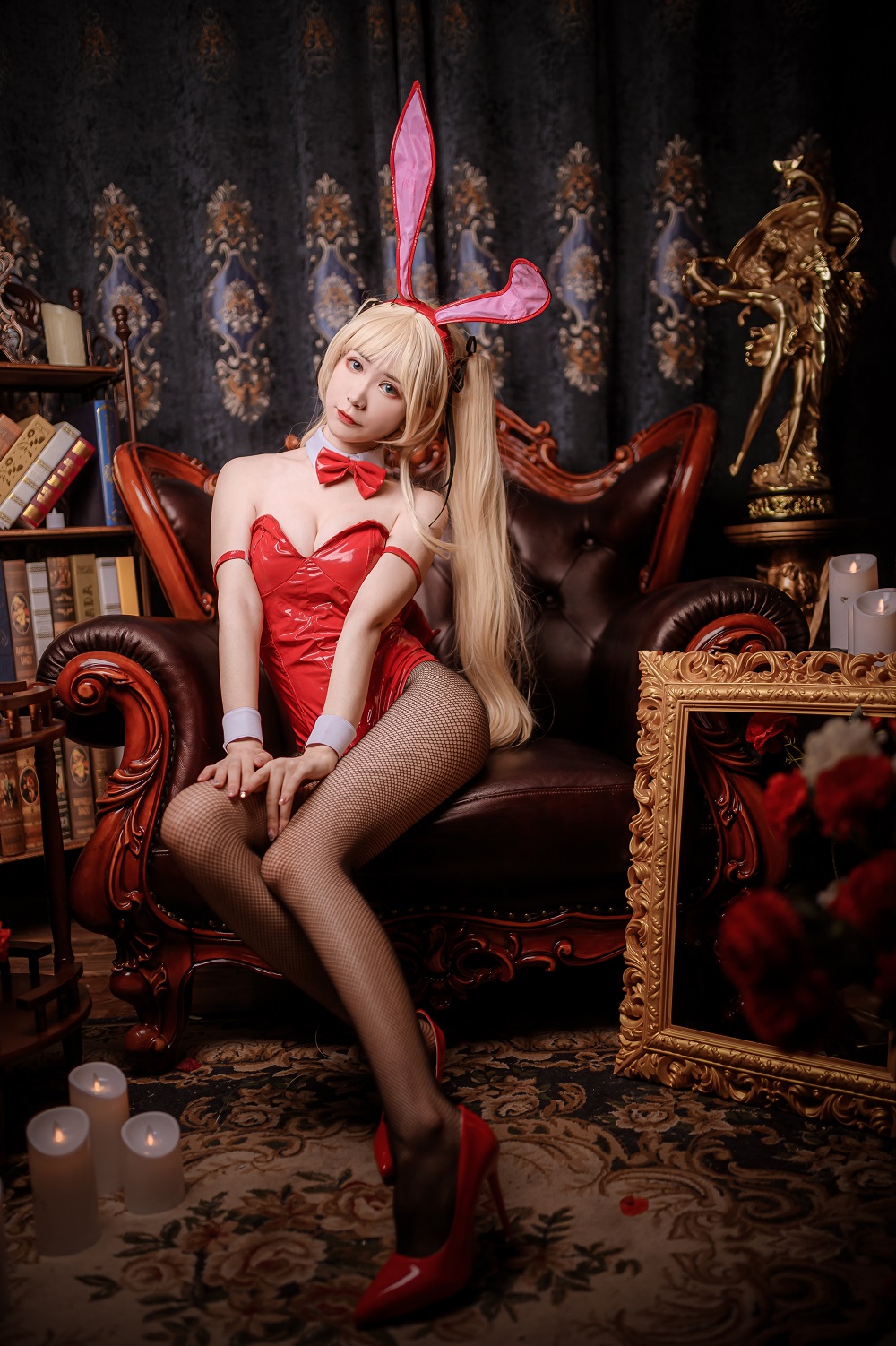 阮邑Fairy-英梨梨兔女郎[21P] COS网红博主 预览1图