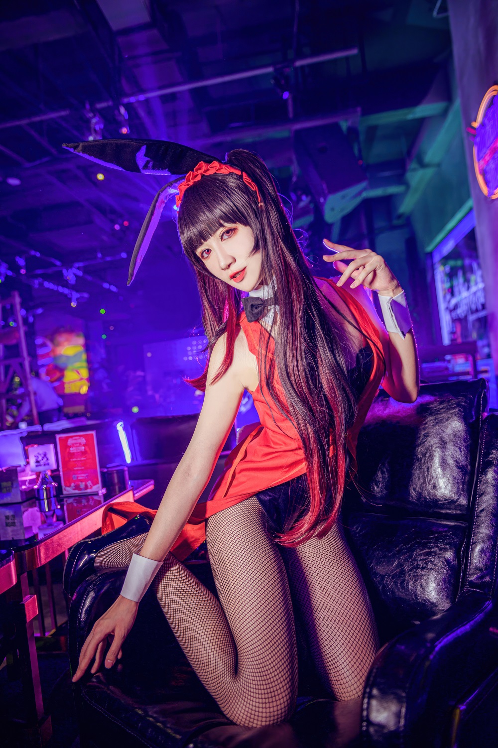 阮邑Fairy-约会大作战-时崎狂三兔女郎[20P] COS网红博主 预览1图