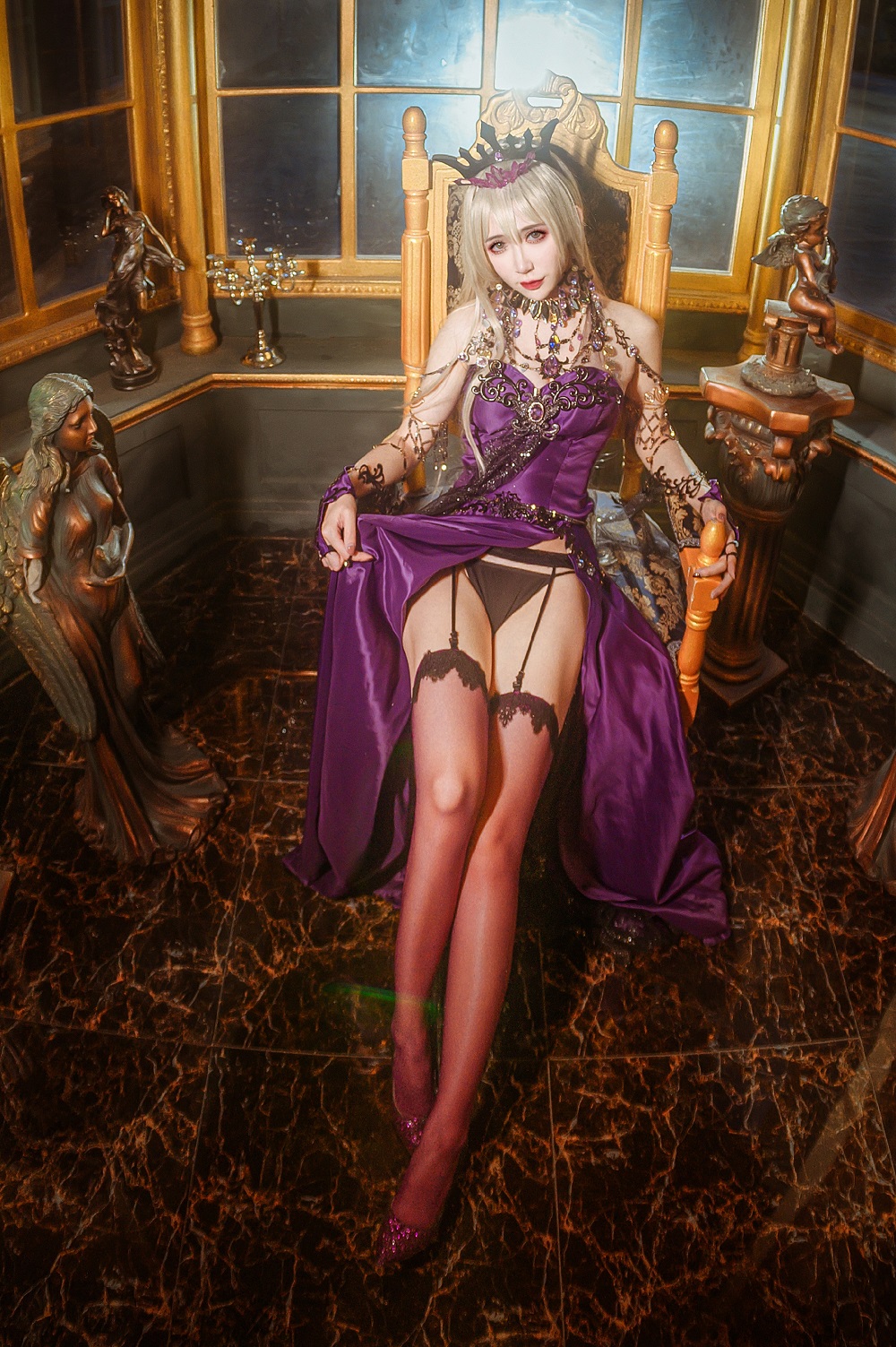阮邑Fairy-FGO-黑枪呆礼服[20P] COS网红博主 预览1图