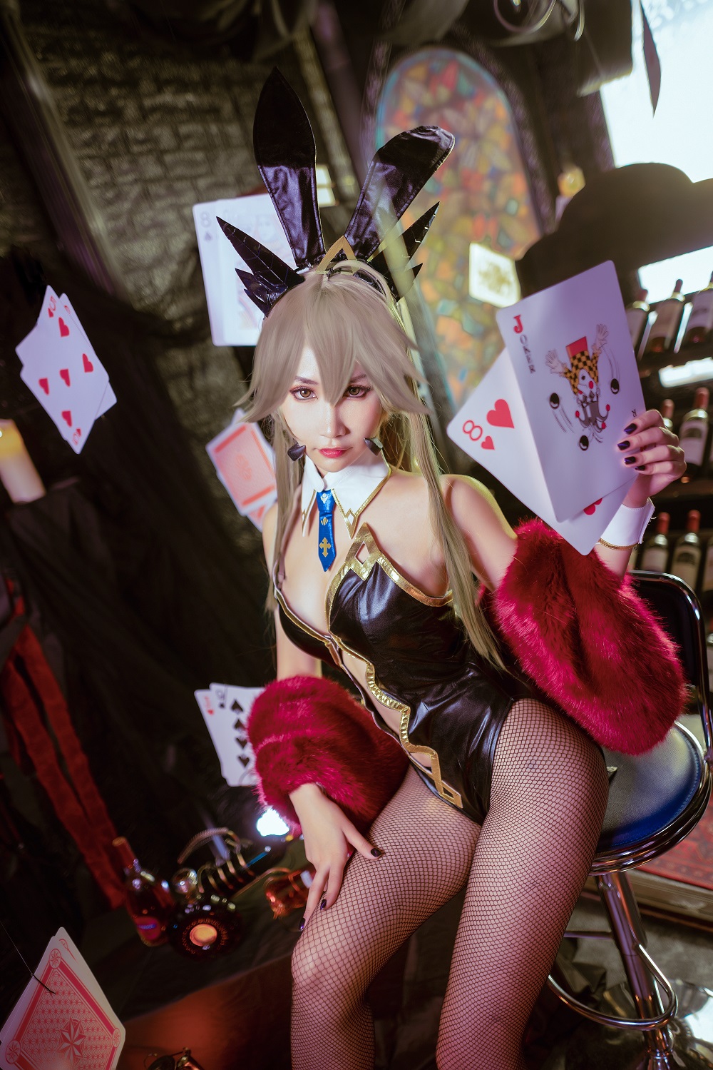 阮邑Fairy-FGO-黑枪呆兔女郎[25P] COS网红博主 预览1图