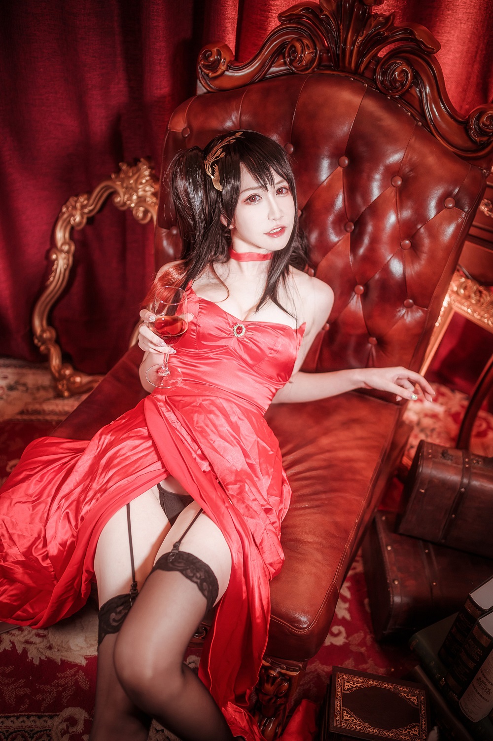 阮邑Fairy-碧蓝航线-大凤礼服[20P] COS网红博主 预览2图