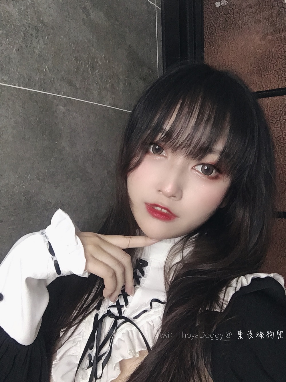 棕桠阿狗崽-机械修女[9P] COS网红博主 预览1图