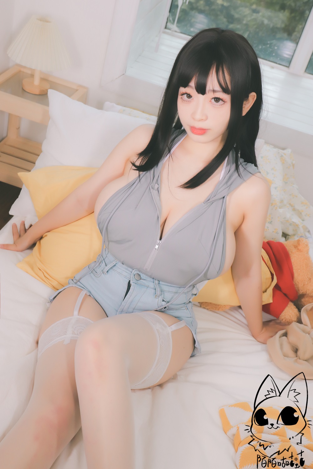 韶陌陌-牛仔兔子[30P] COS网红博主 预览2图