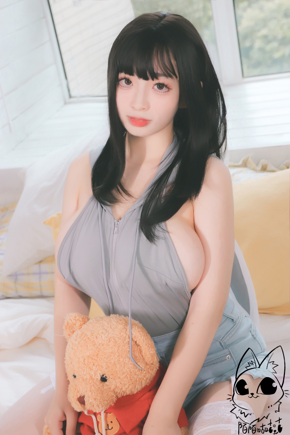 韶陌陌-牛仔兔子[30P] COS网红博主 预览1图
