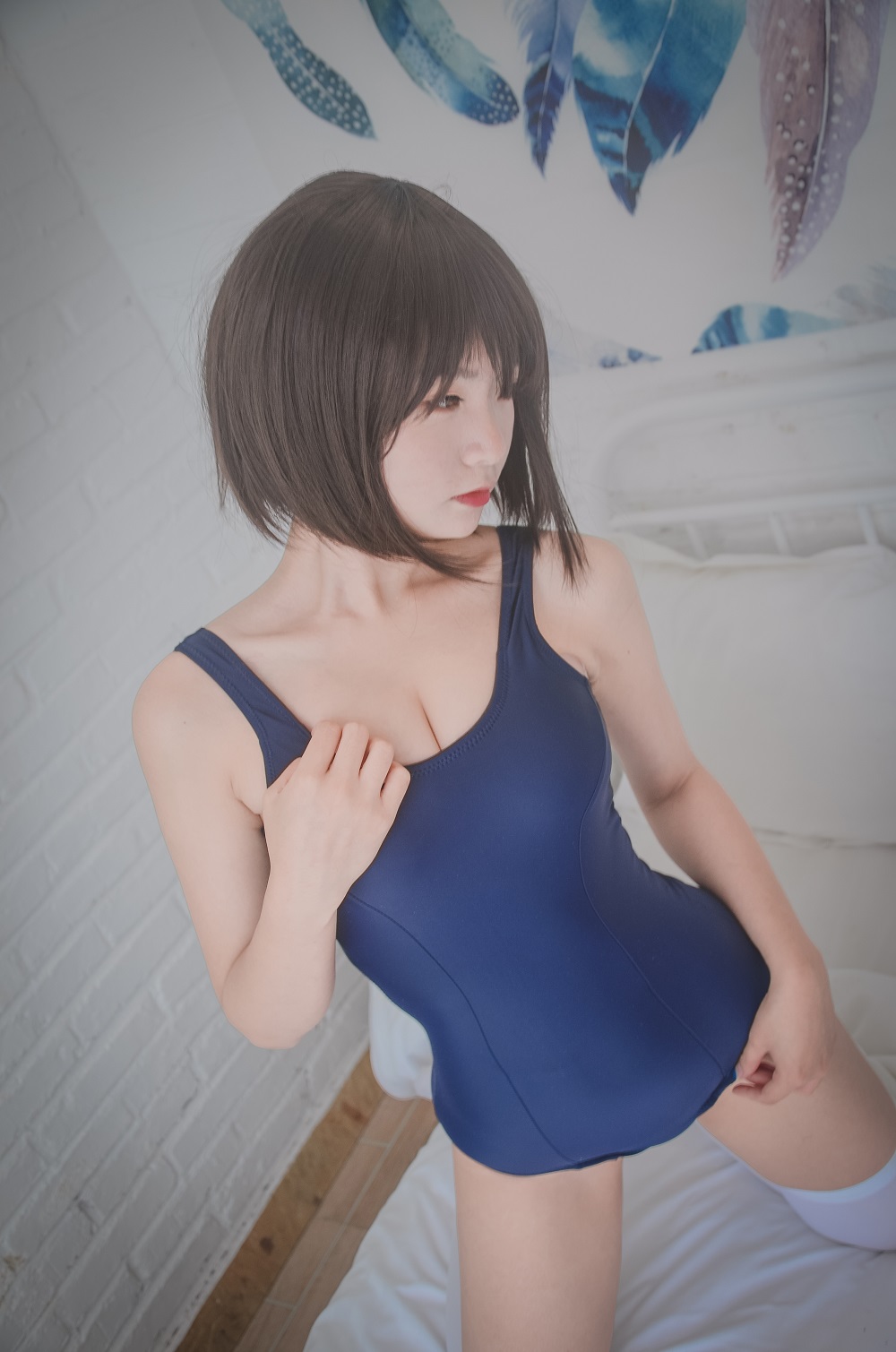 是青水-蓝色死库水[18P] COS网红博主 预览2图