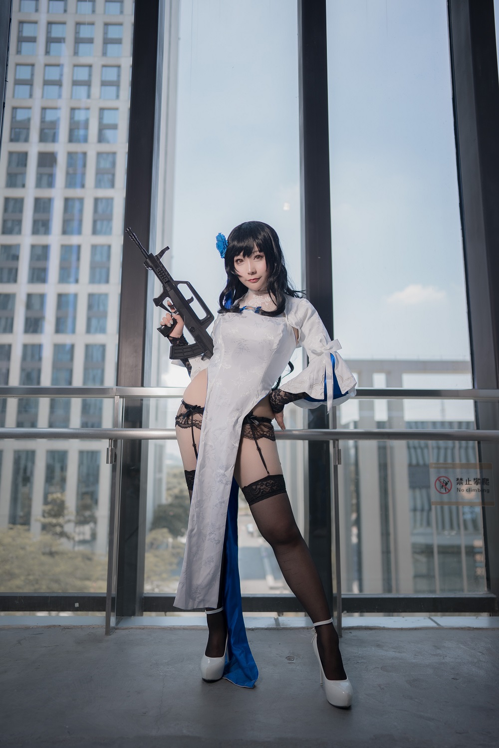 三刀刀miido-少女前线-95式玉玲珑[9P] COS网红博主 预览1图
