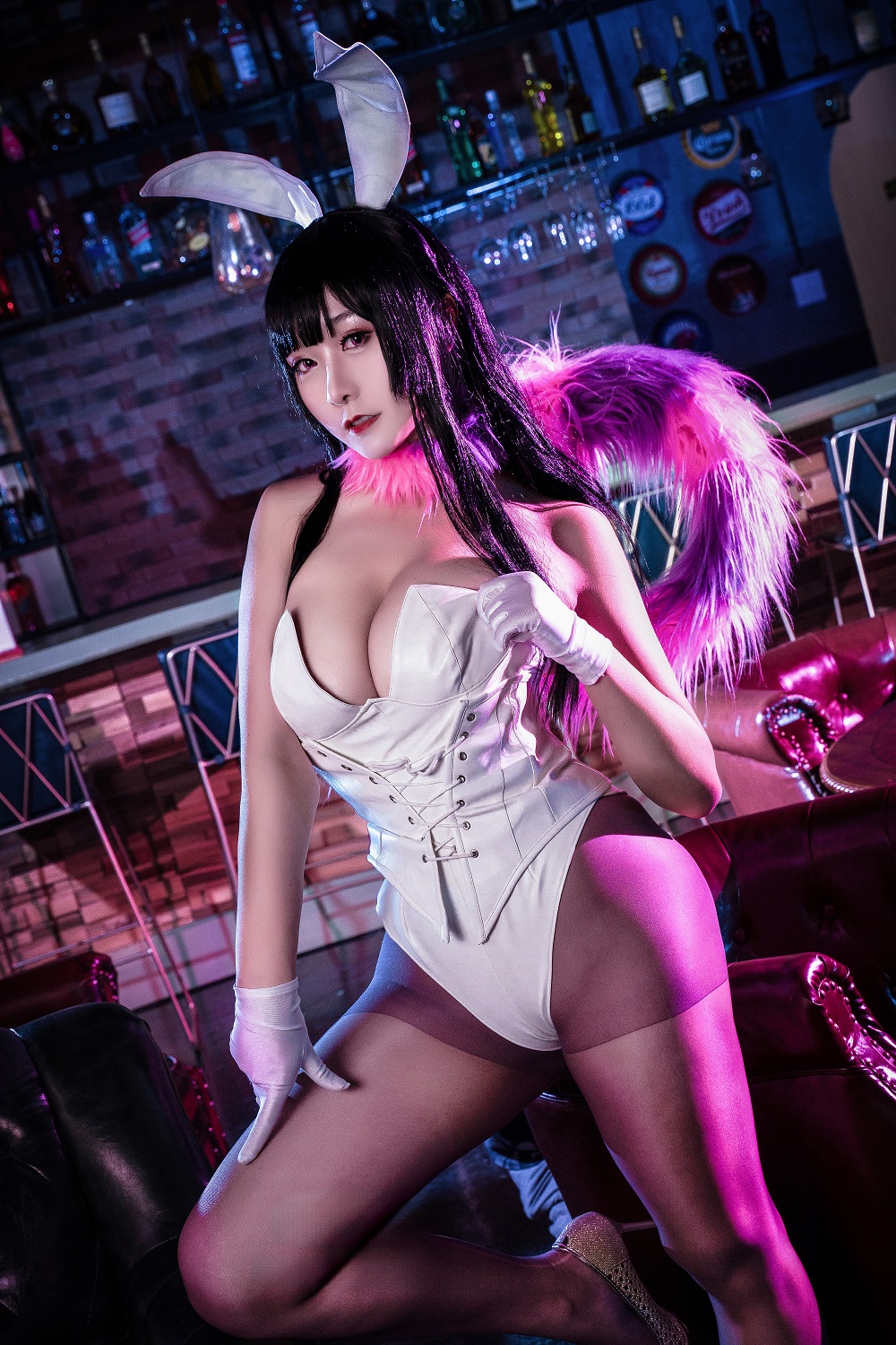 三刀刀miido-恶魔姐姐-千夜兔女郎[15P] COS网红博主 预览1图