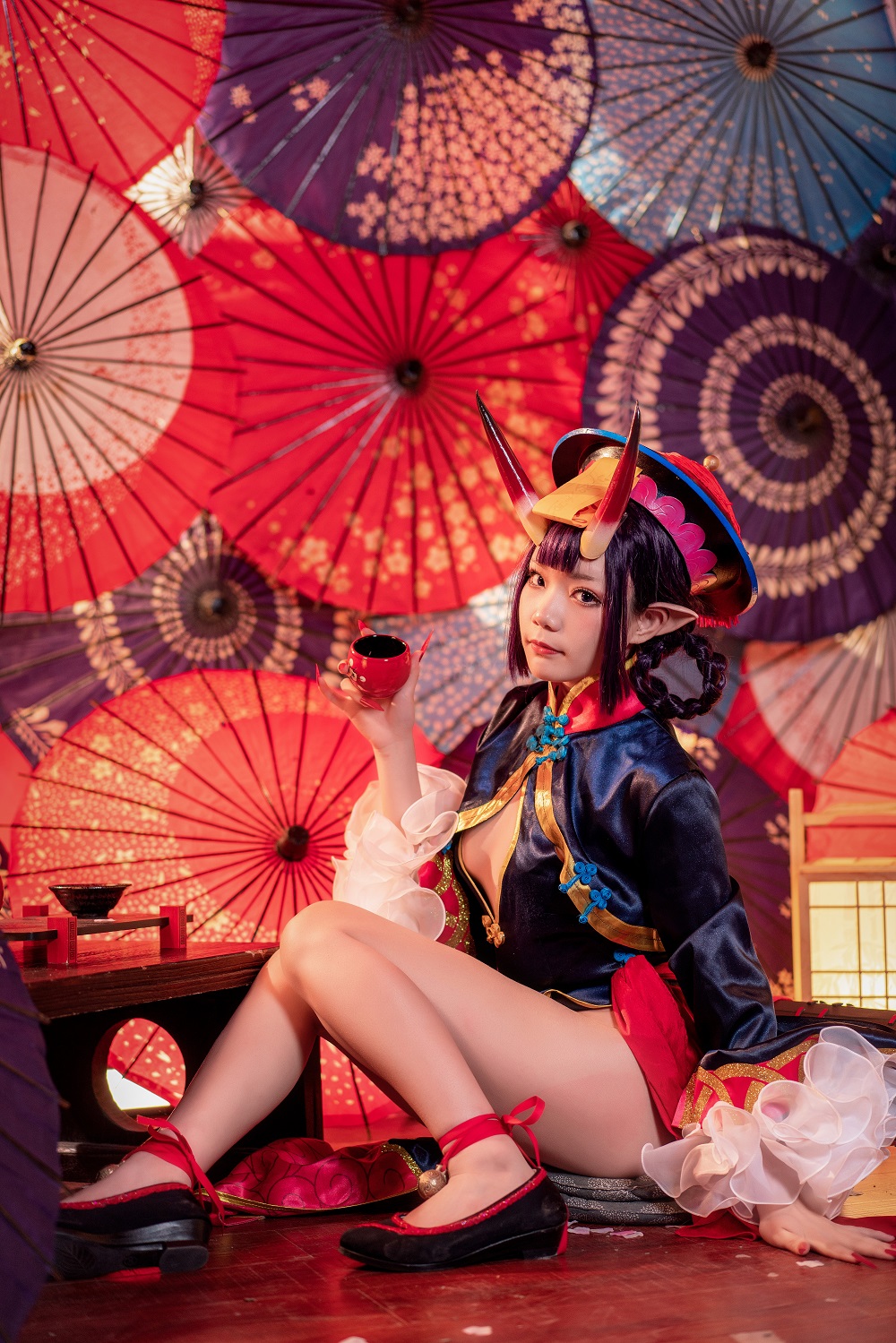 铁打萌萌-FGO-酒吞童子小僵尸[15P] COS网红博主 预览1图
