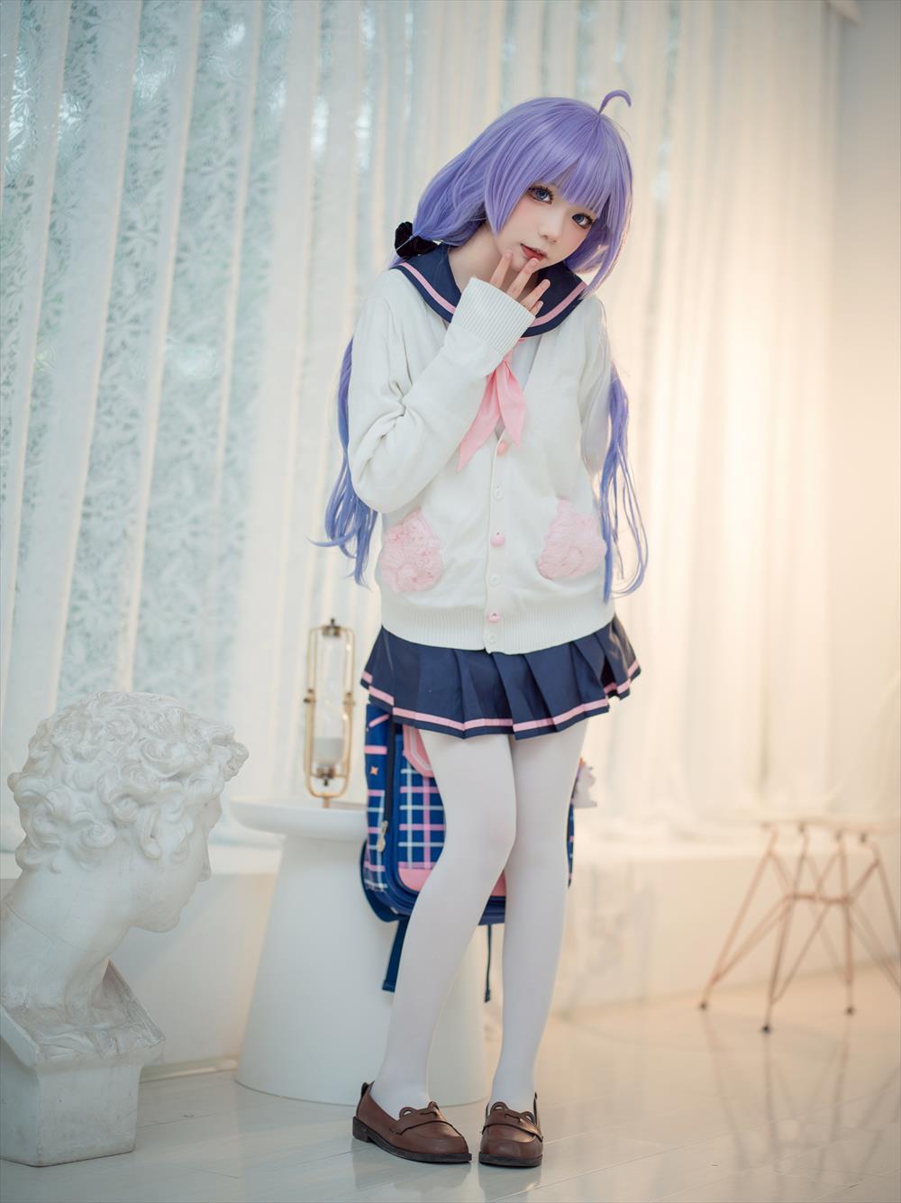 铁打萌萌-独角兽制服[18P] COS网红博主 预览1图