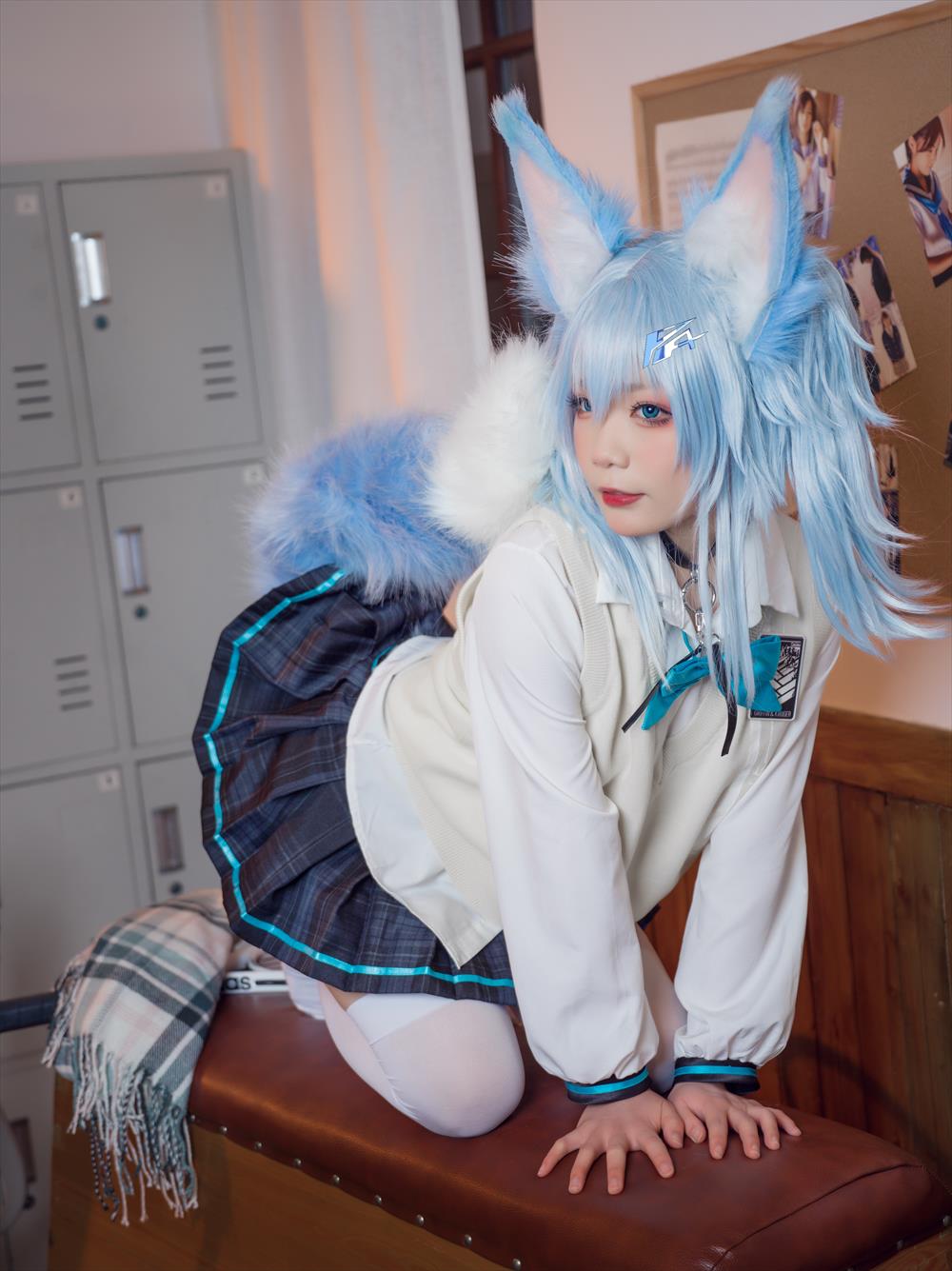 铁打萌萌-少女前线-PA15校服[38P] COS网红博主 预览1图