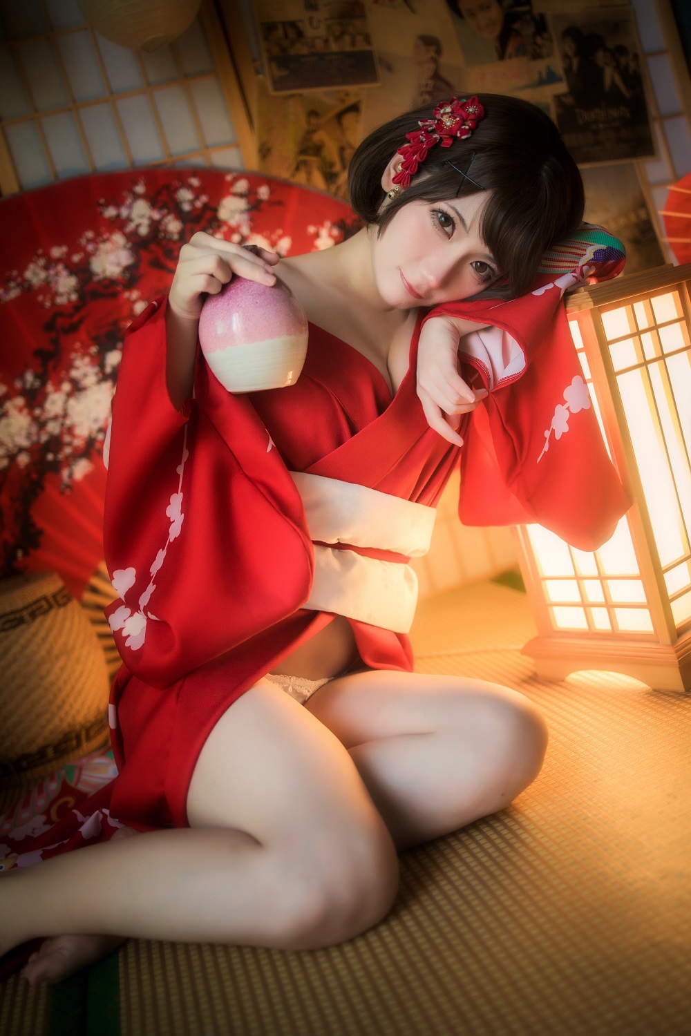 是三不是世w-和服[20P] COS网红博主 预览2图