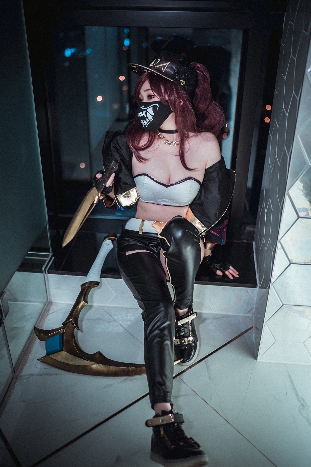 Bambi밤비-DJAWA Photo-KDA Akali[43P] 韩系图集 预览1图