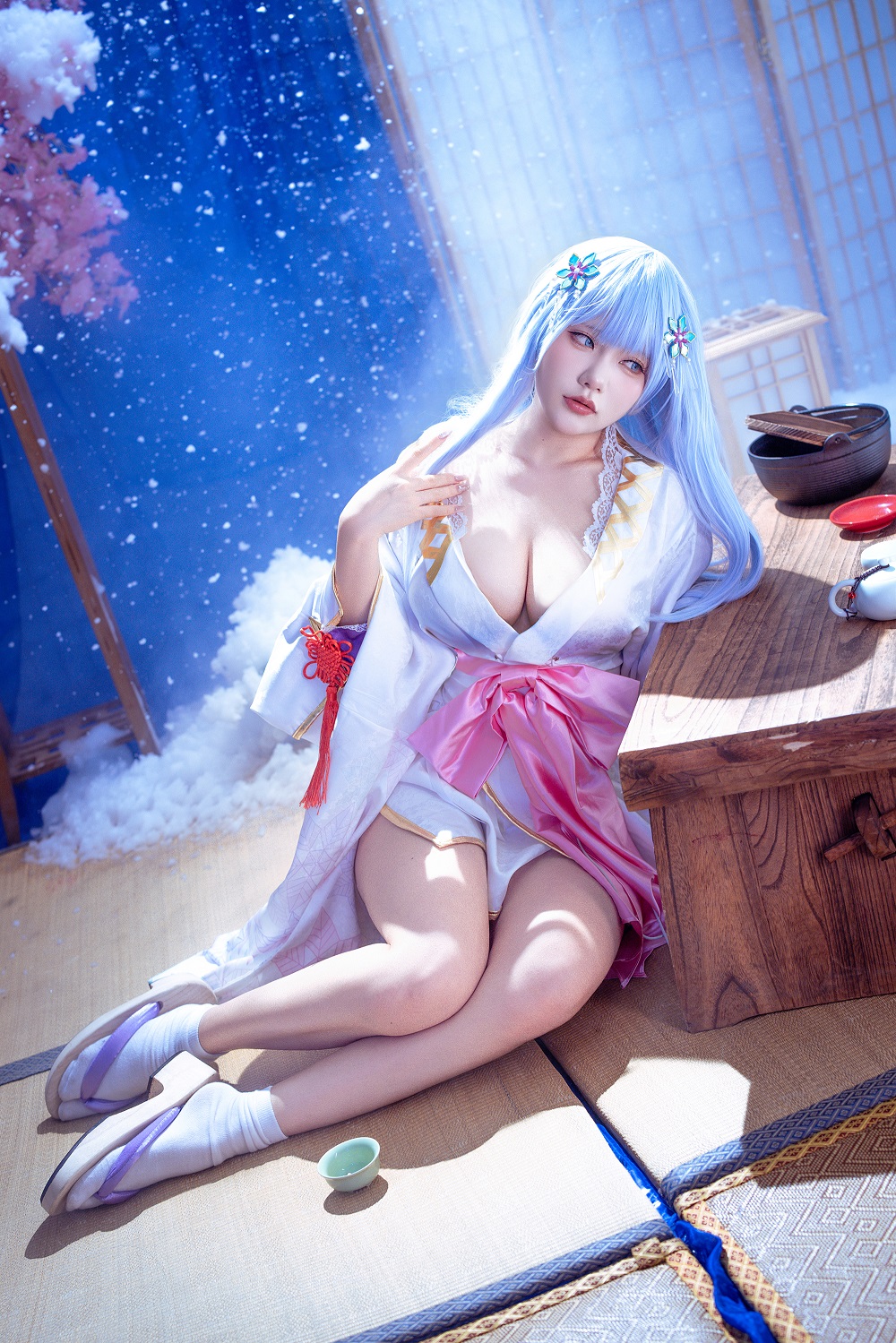 是一只熊仔吗-美少女万华镜-白雪姬[41P] COS网红博主 预览2图