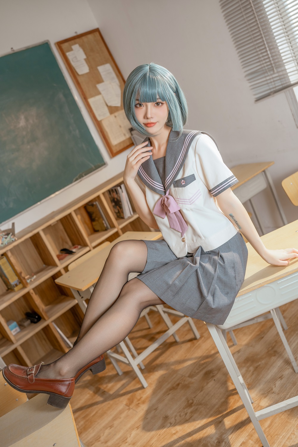 桃良阿宅-不良JK学妹[106P] COS网红博主 预览1图