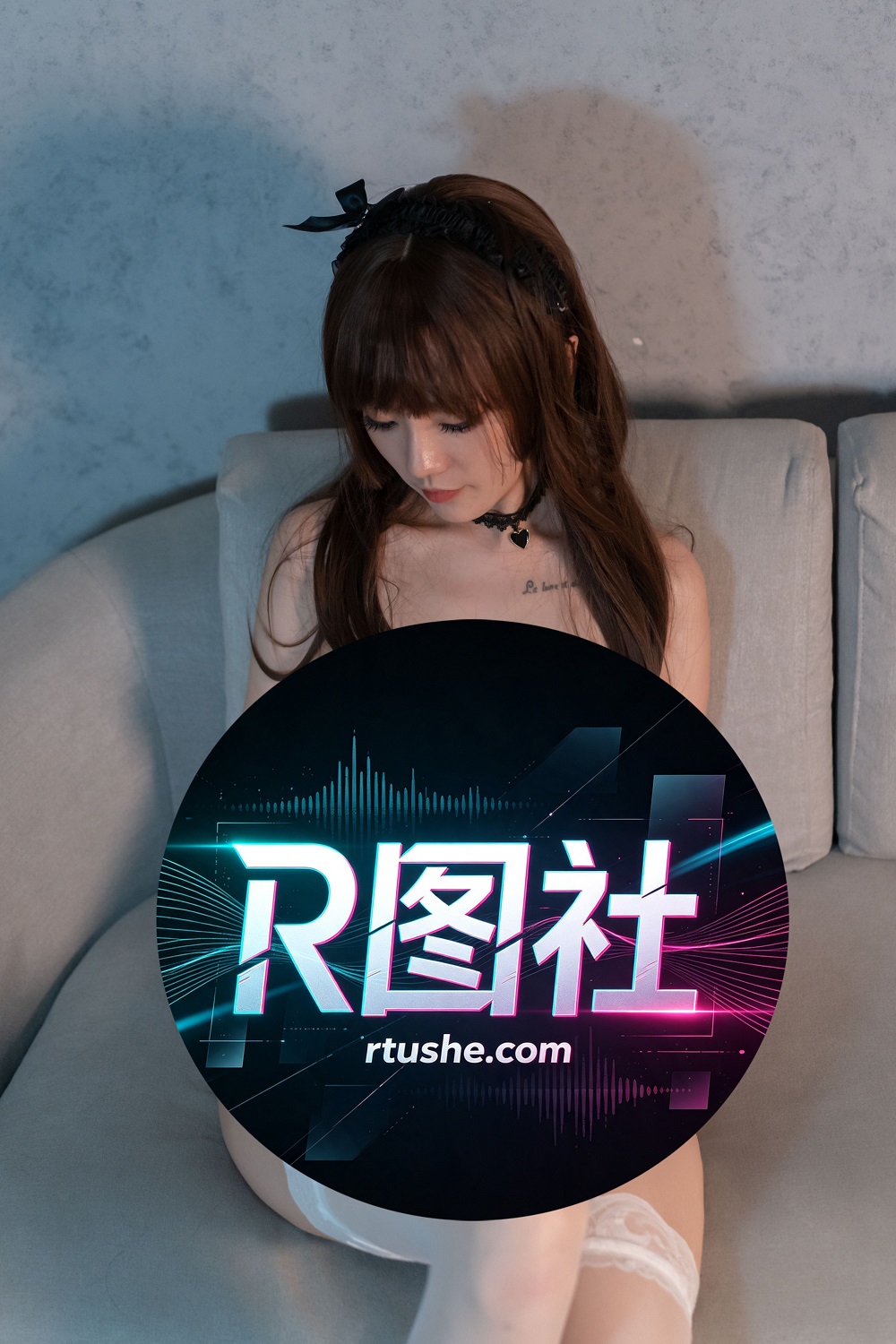 桃良阿宅-黑白裙[52P+1V] COS网红博主 预览2图