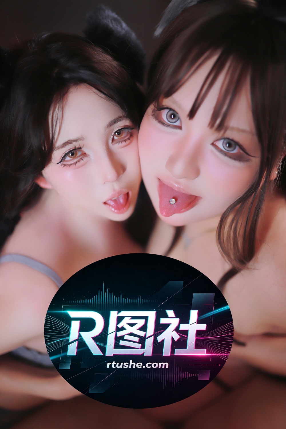 夏鸽鸽不想起床&上杉绘黎落-猫耳百合[47P+1V] COS网红博主 预览1图