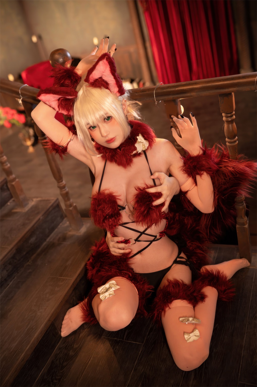 西园寺南歌-FGO-野兽尼禄[40P] COS网红博主 预览1图