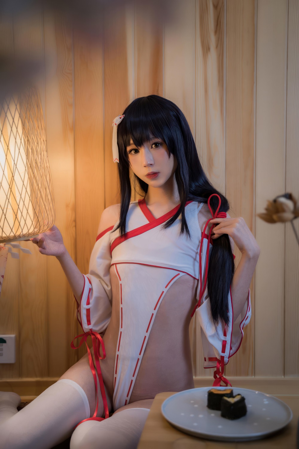 西园寺南歌-妈妈子巫女[30P] COS网红博主 预览1图