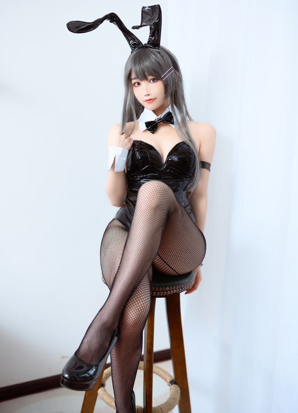 汪知子-樱岛麻衣兔女郎[42P] COS网红博主 预览1图