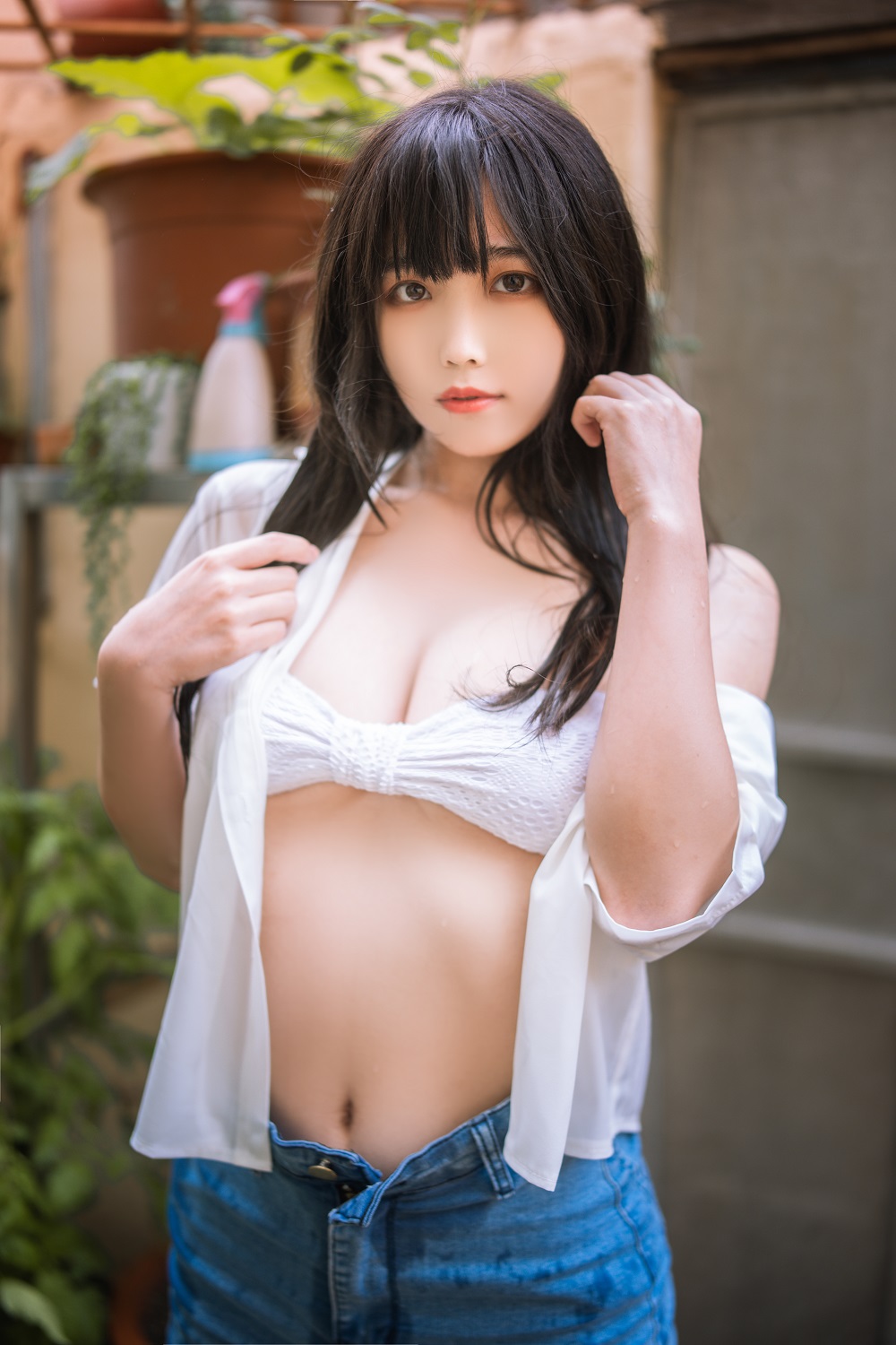 汪知子-夏日小院[33P] COS网红博主 预览2图