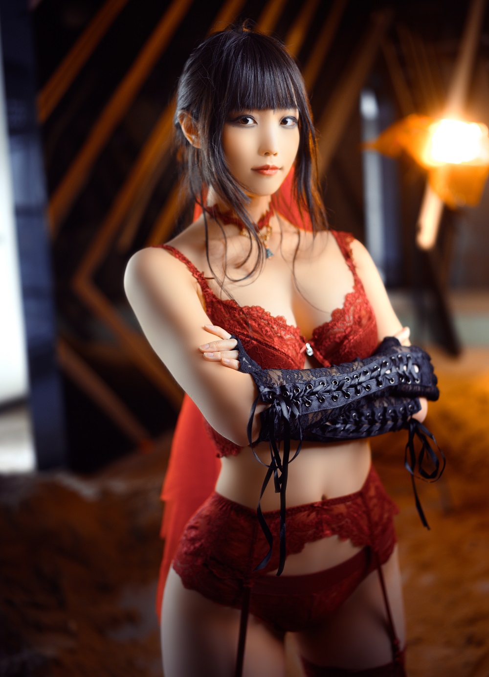 汪知子-废墟新娘[30P] COS网红博主 预览2图