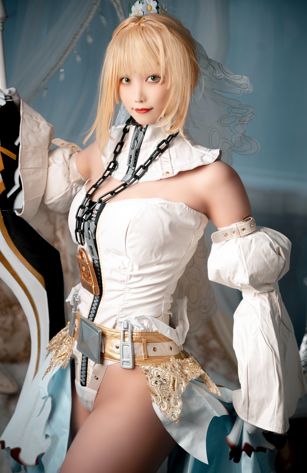 汪知子-FGO-尼禄花嫁[35P] COS网红博主 预览1图