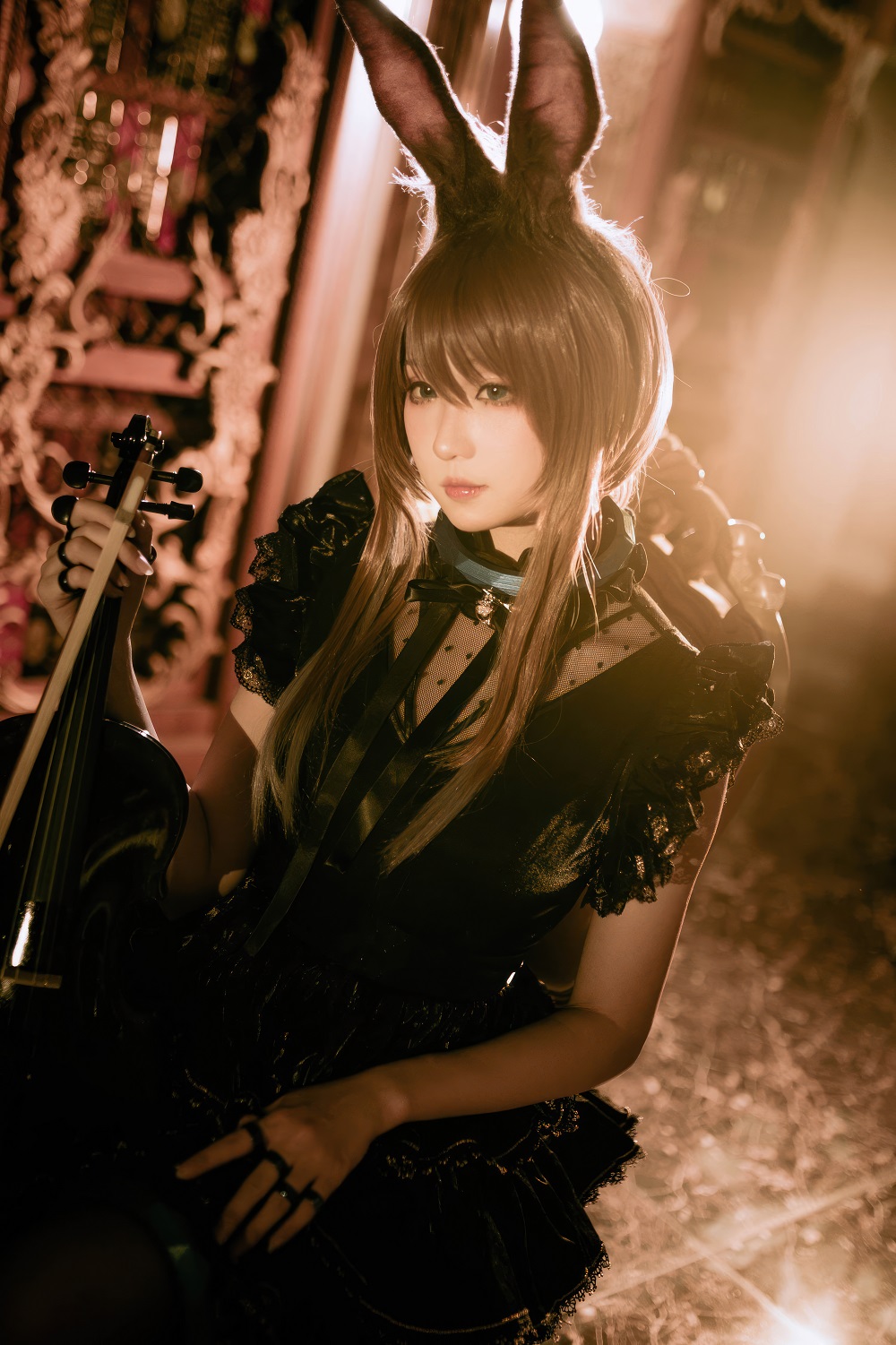 瓦斯塔亚小龙虾-明日方舟-阿米娅音乐会[13P] COS网红博主 预览2图