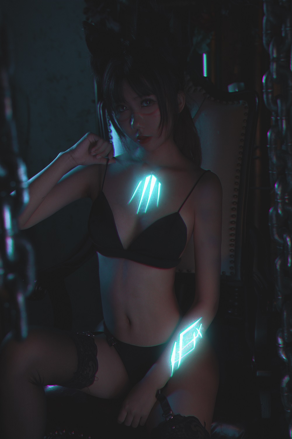 仙女月-赛博少女[9P] COS网红博主 预览2图