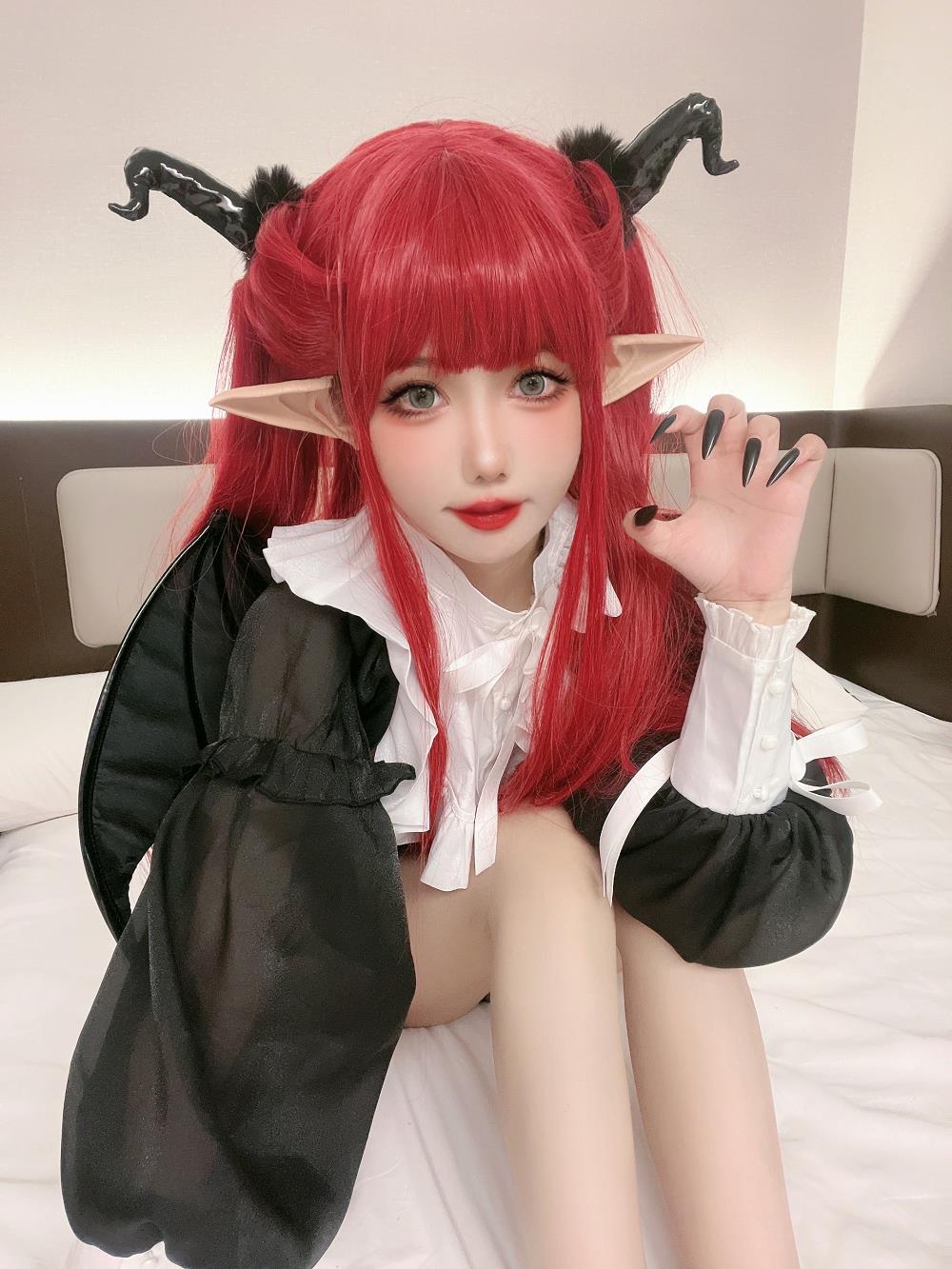 仙女月-喜多川海梦魅魔[15P] COS网红博主 预览2图