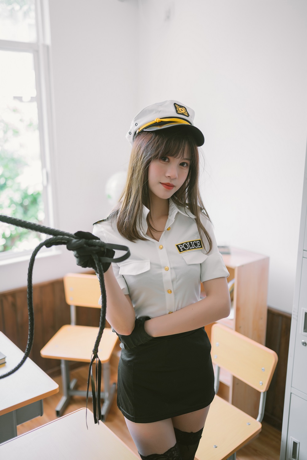 星黛鹿鹿i-日常女警制服[33P] COS网红博主 预览1图