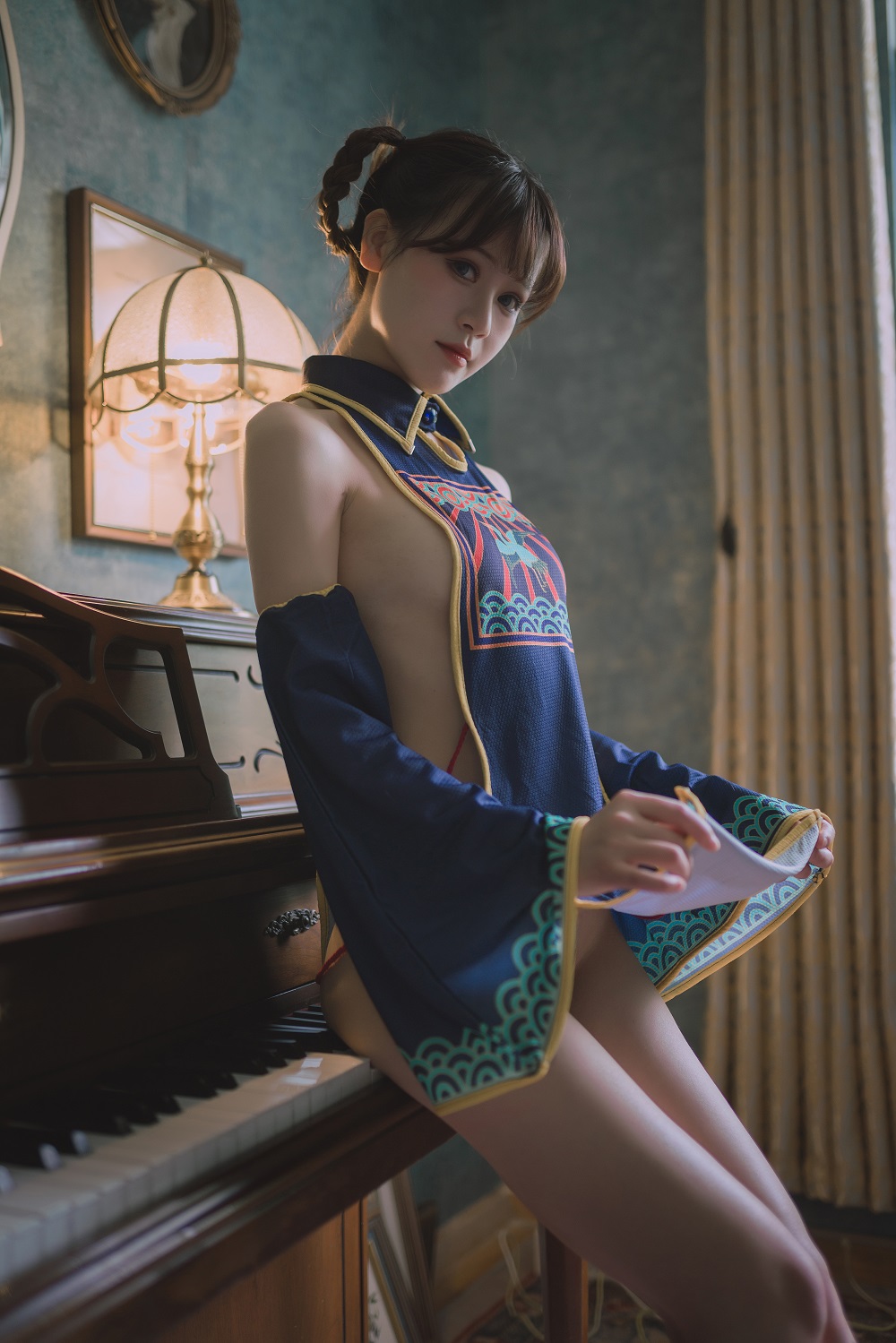 星黛鹿鹿i-小僵尸[53P] COS网红博主 预览2图