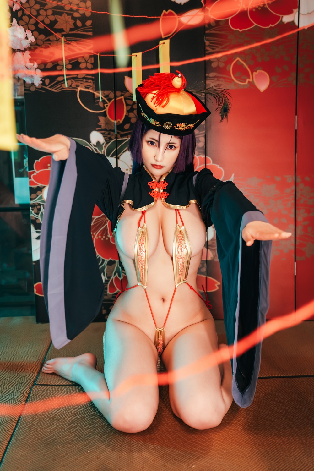 星澜想来杯珍珠奶茶-FGO-源赖光僵尸娘[51P+1V] COS网红博主 预览1图