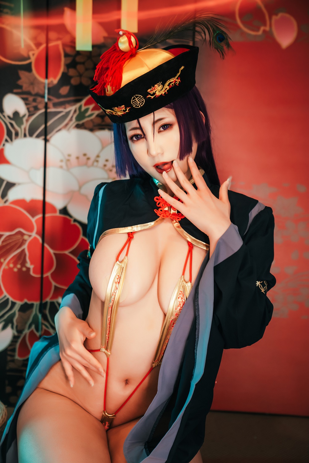 星澜想来杯珍珠奶茶-FGO-源赖光僵尸娘[51P+1V] COS网红博主 预览2图