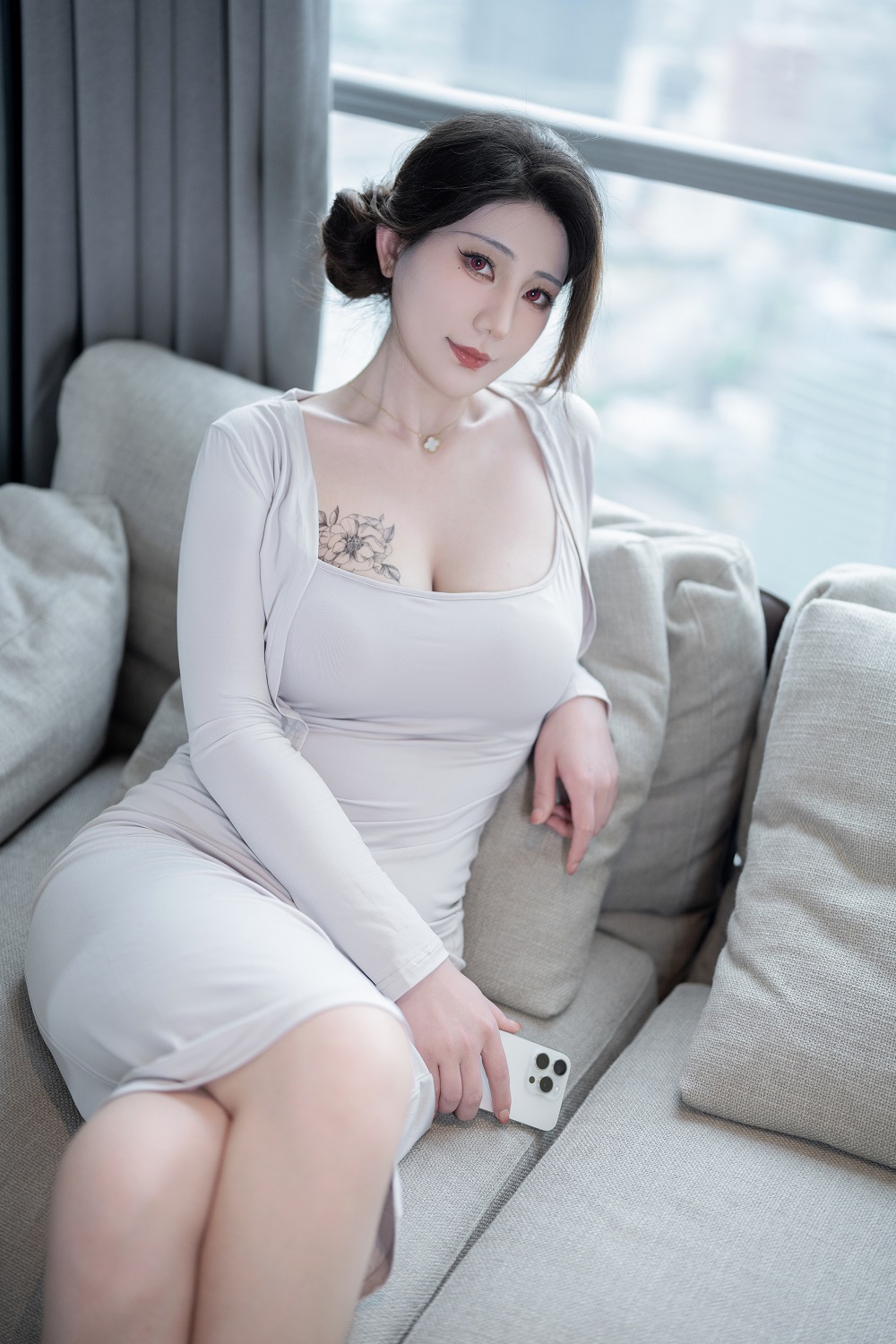 星澜想来杯珍珠奶茶-都市之夜[76P+1V] COS网红博主 预览1图