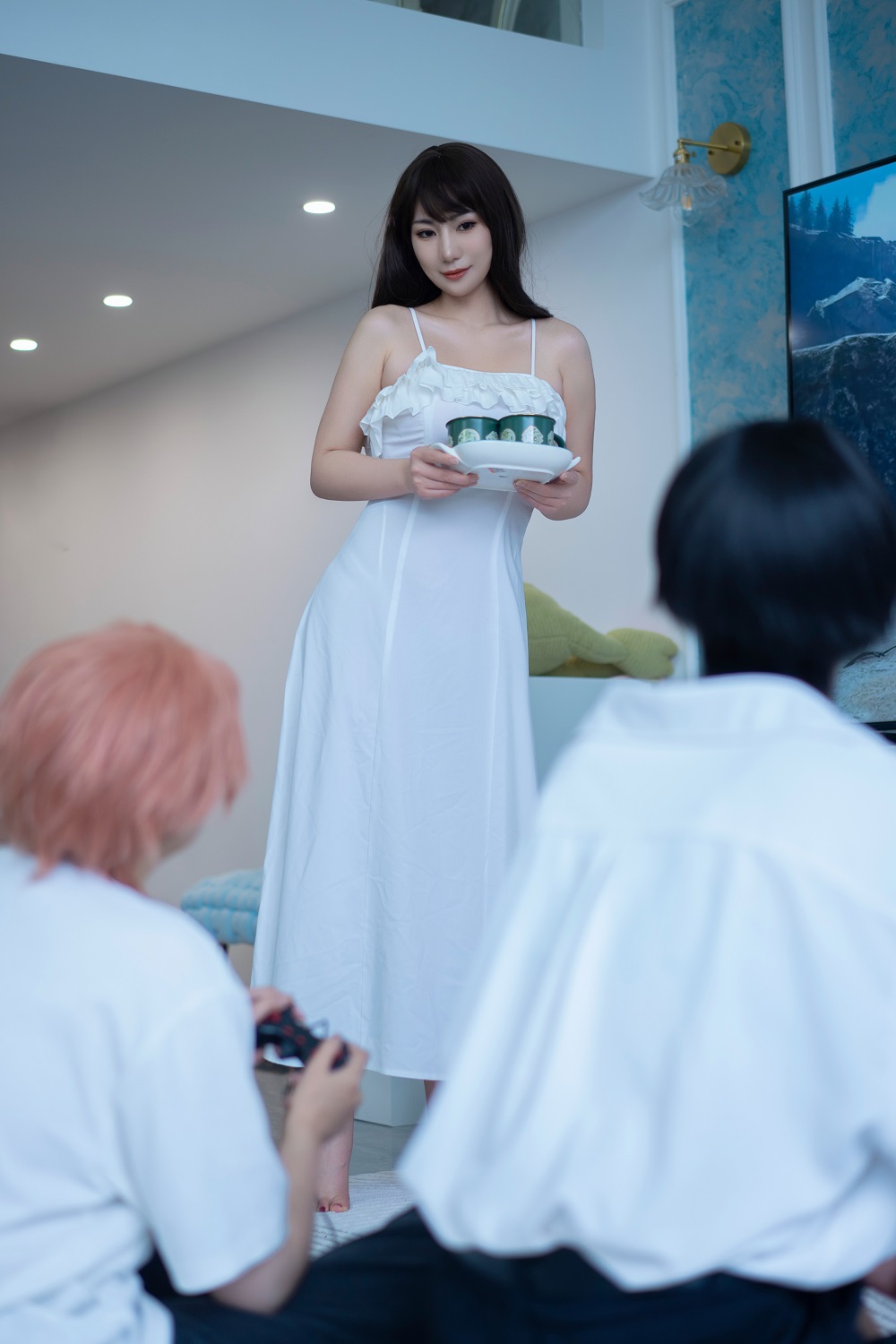 星澜想来杯珍珠奶茶-哥哥的朋友[114P+1V] COS网红博主 预览1图