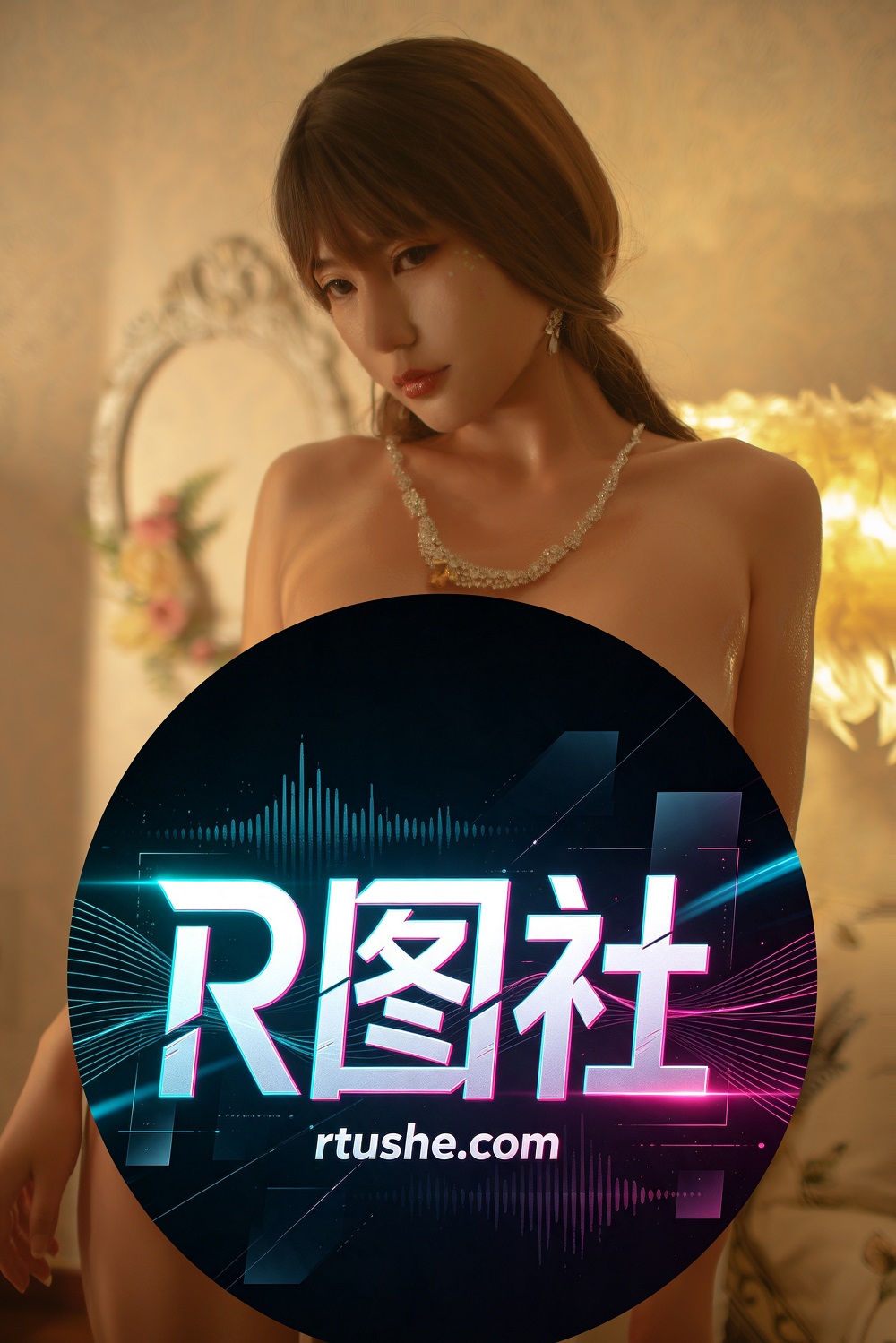 星澜想来杯珍珠奶茶-睡莲[50P+1V] COS网红博主 预览2图