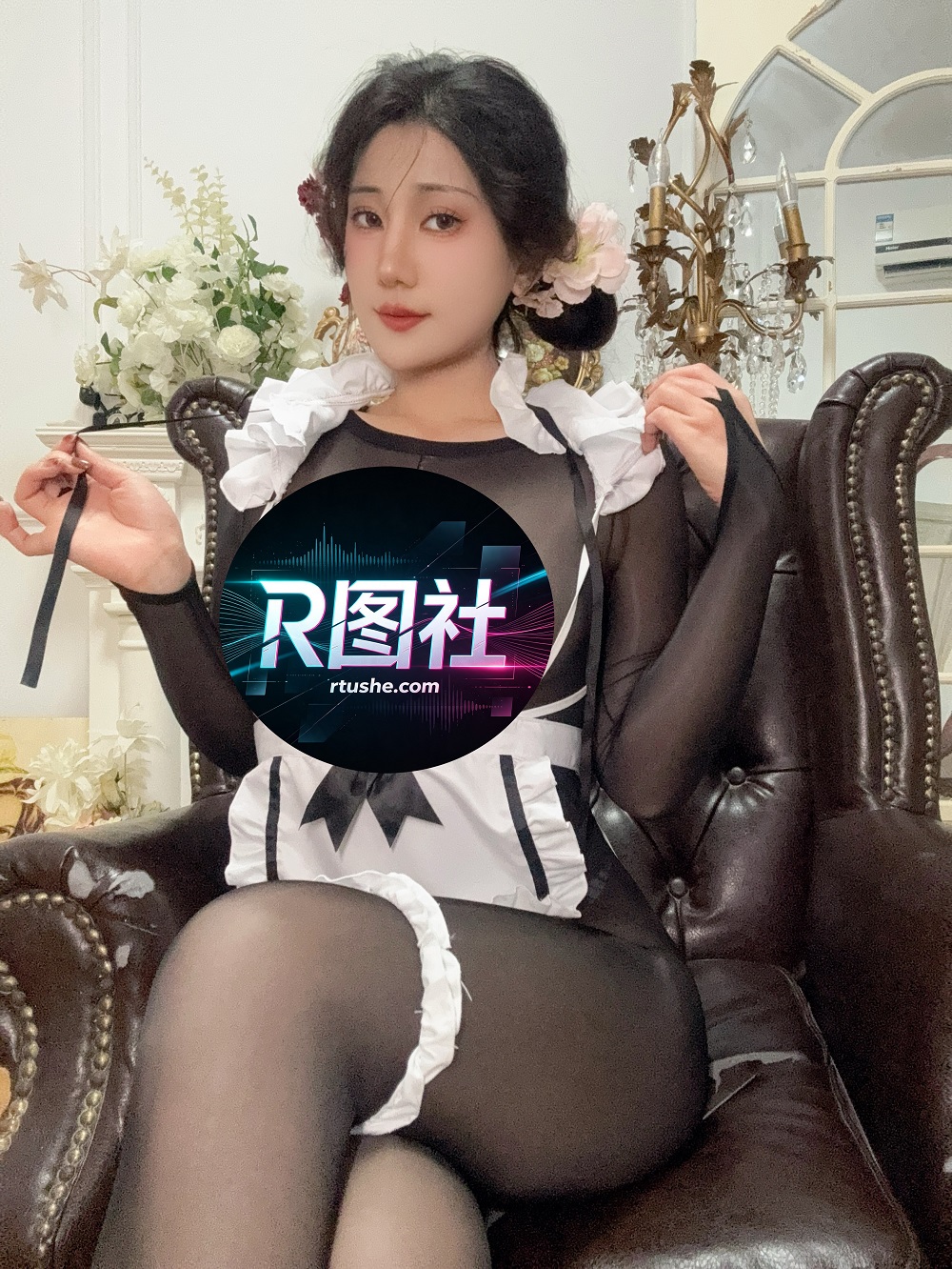星澜想来杯珍珠奶茶-私宠女仆[45P+5V] COS网红博主 预览2图