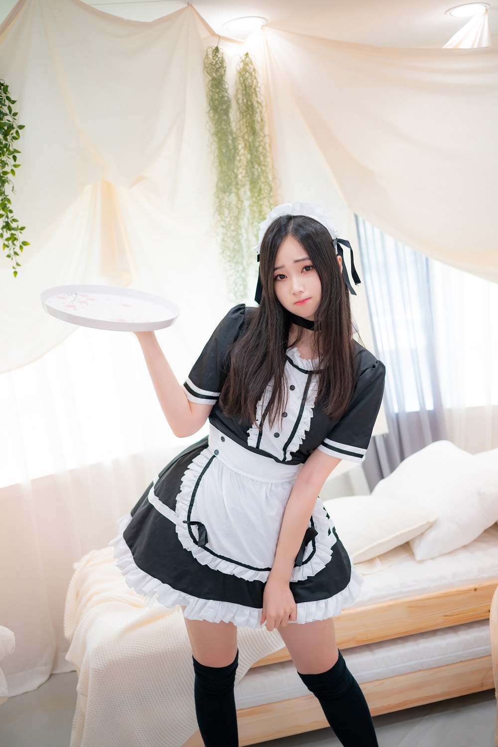 Bambi밤비-CreamSoda-Over knee socks[140P] 韩系图集 预览2图