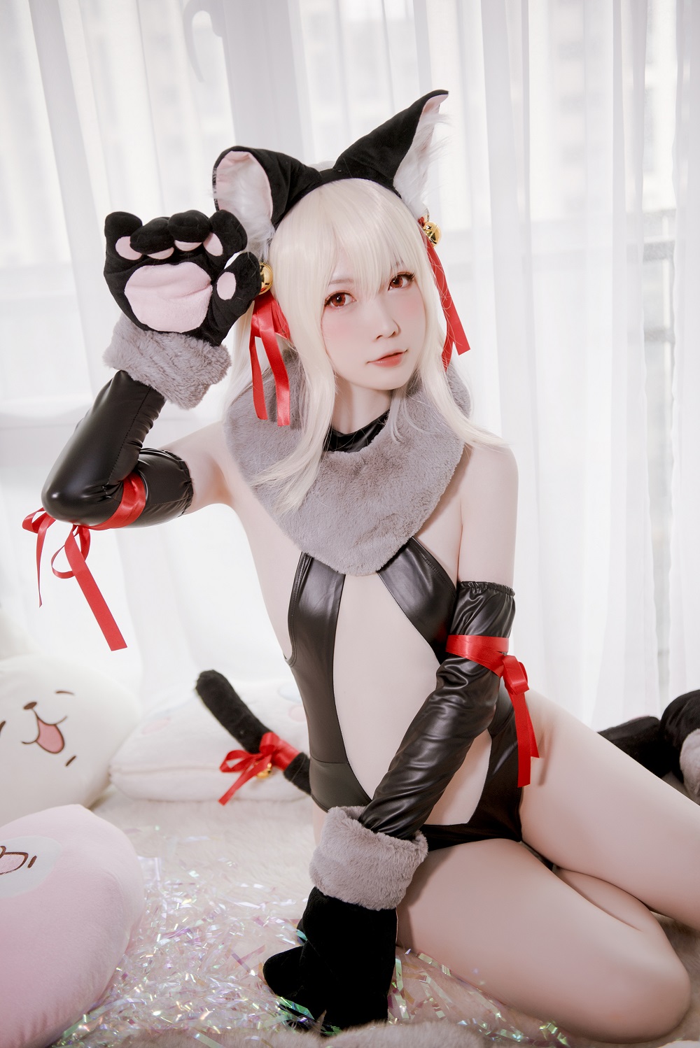 妖少youichi-FGO-伊莉雅猫娘[9P] COS网红博主 预览2图