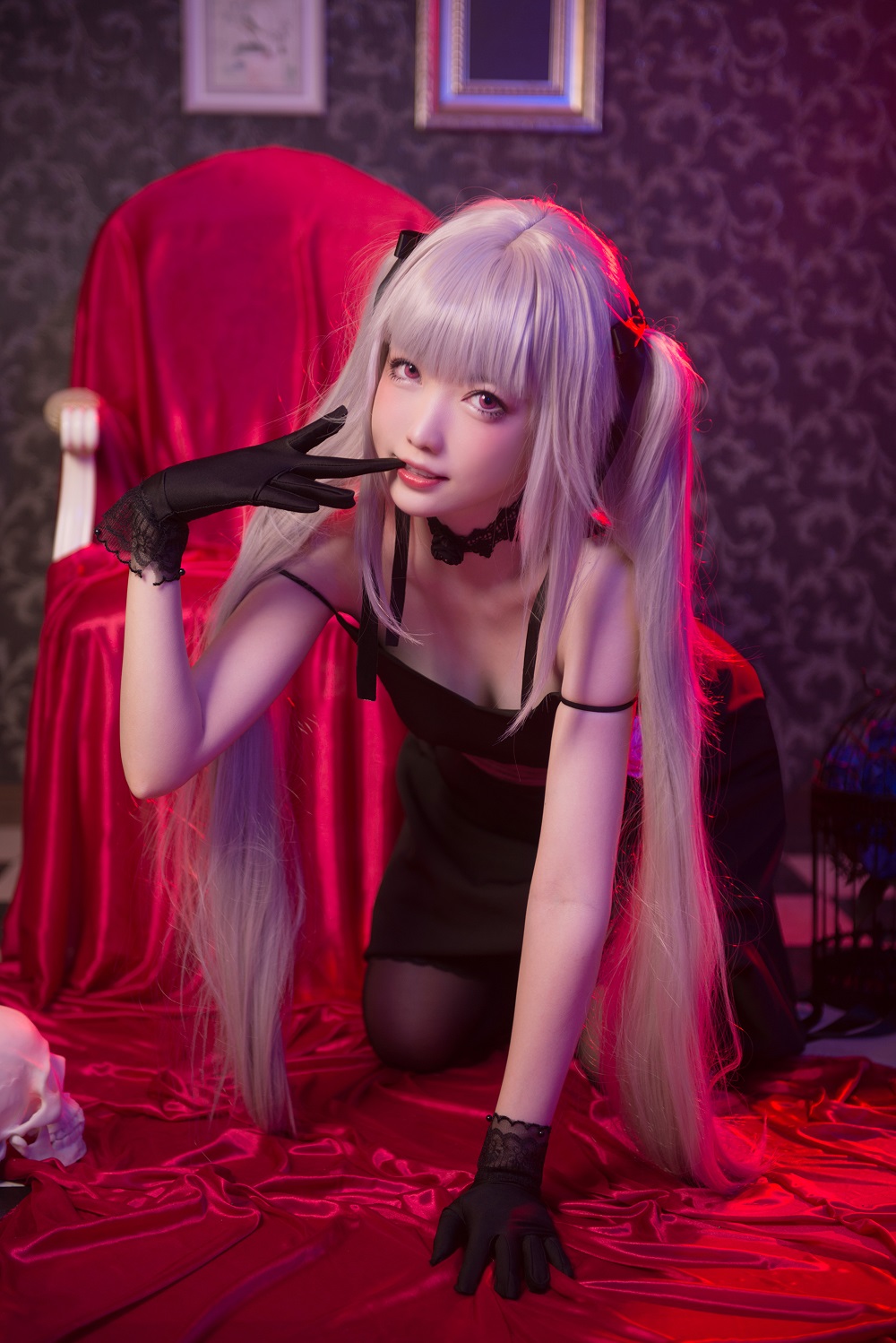 妖少youichi-美少女万华镜-篝之雾枝礼服[15P] COS网红博主 预览2图