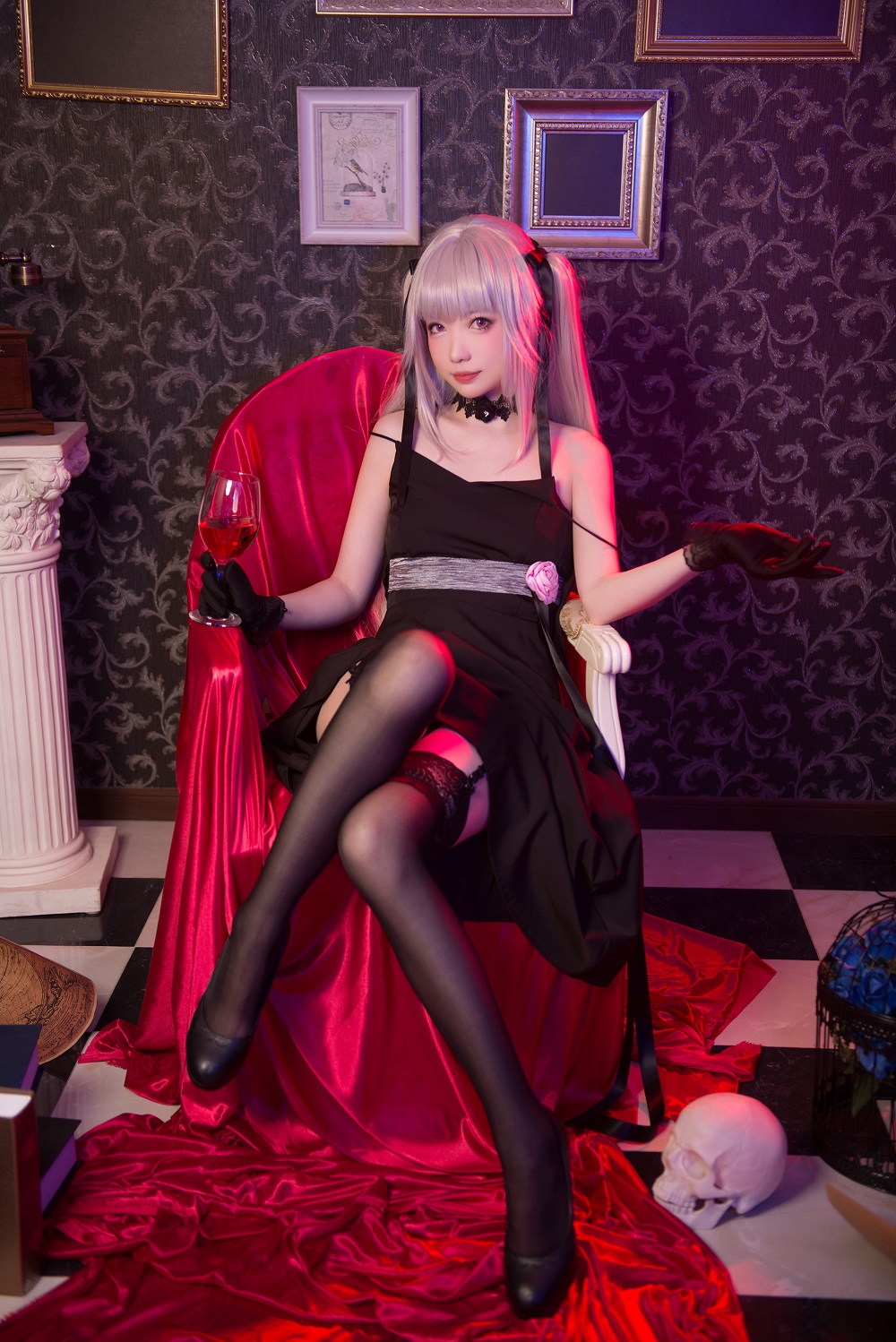 妖少youichi-美少女万华镜-篝之雾枝礼服[15P] COS网红博主 预览1图