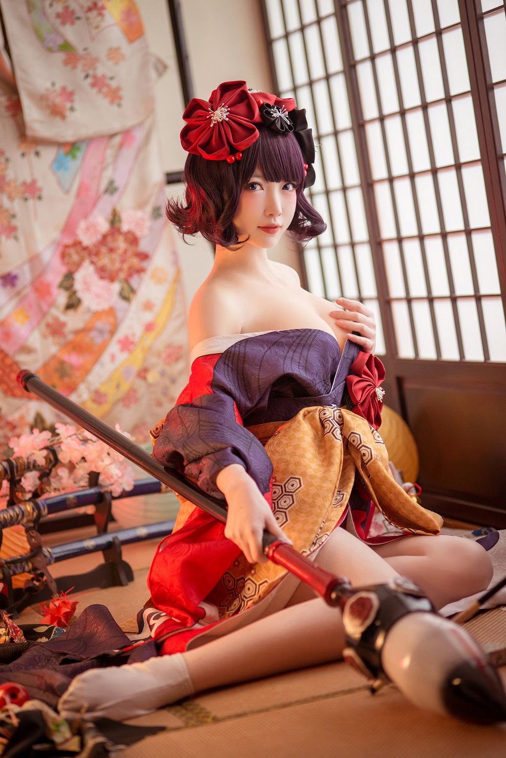 妖少youichi-FGO-葛饰北斋[9P] COS网红博主 预览1图