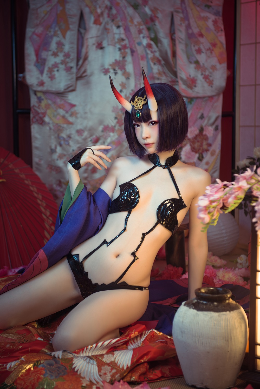 妖少youichi-FGO-酒吞童子[9P] COS网红博主 预览2图