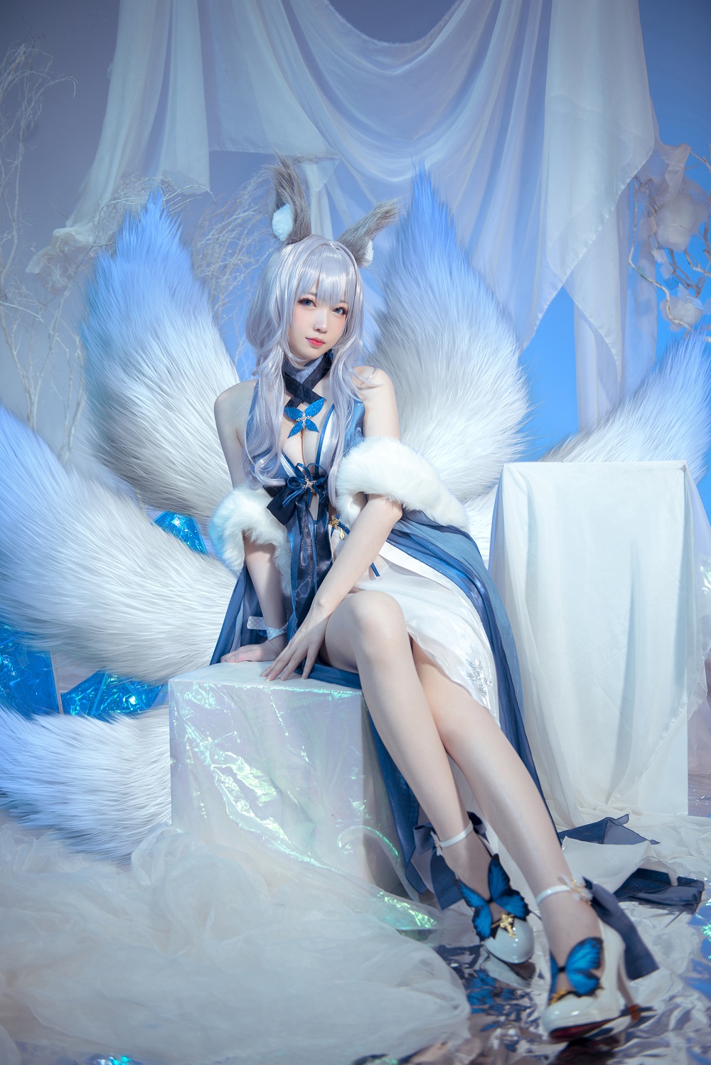妖少youichi-碧蓝航线-信浓礼服[10P] COS网红博主 预览2图