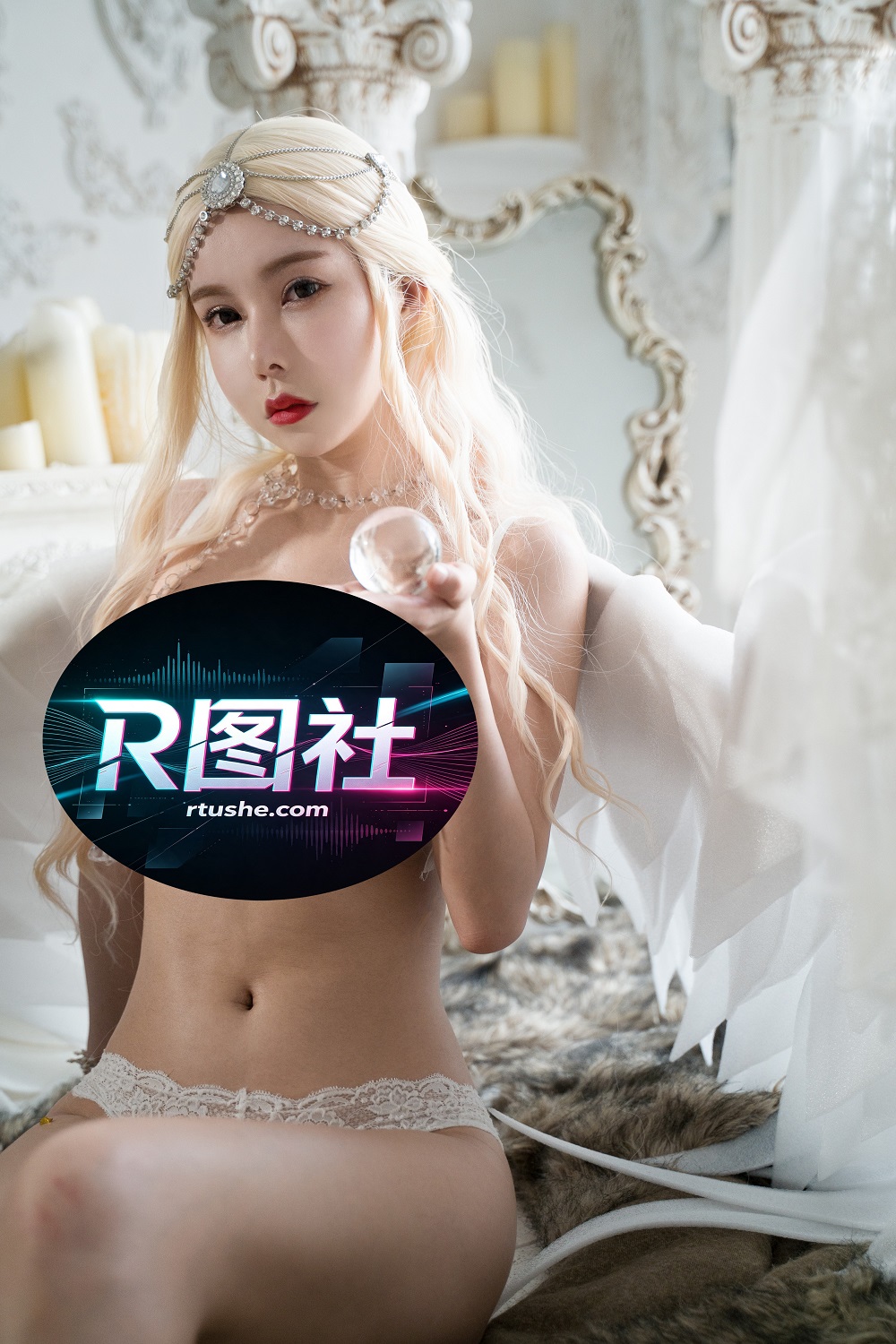 亚马逊鲶鱼-天使[61P] COS网红博主 预览2图