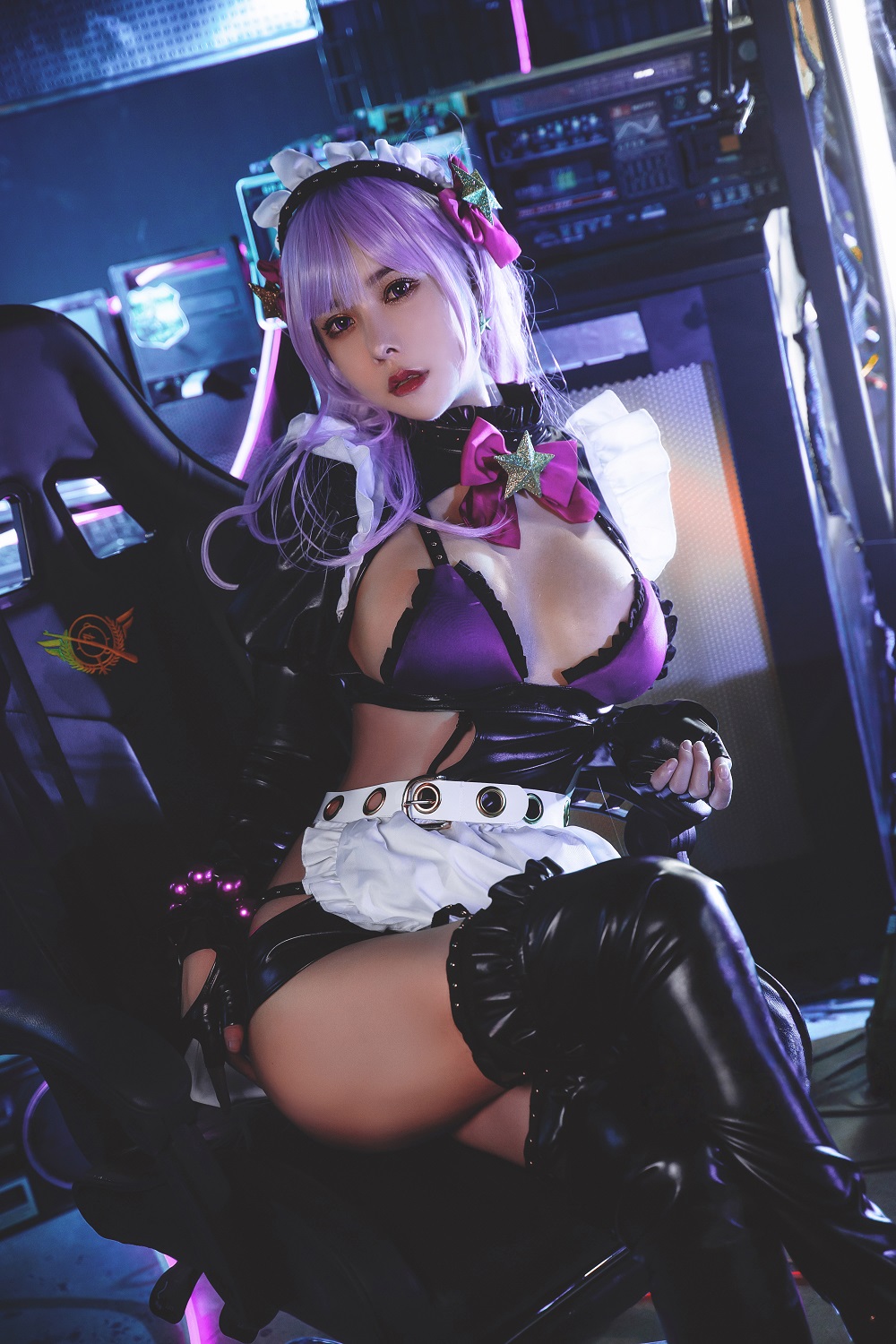 亚马逊鲶鱼-FGO-BB同人女仆[16P] COS网红博主 预览1图